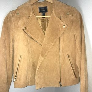 Forever 21 suade jacket size Small